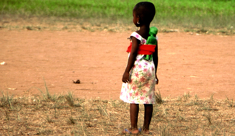Girl in South Sudan