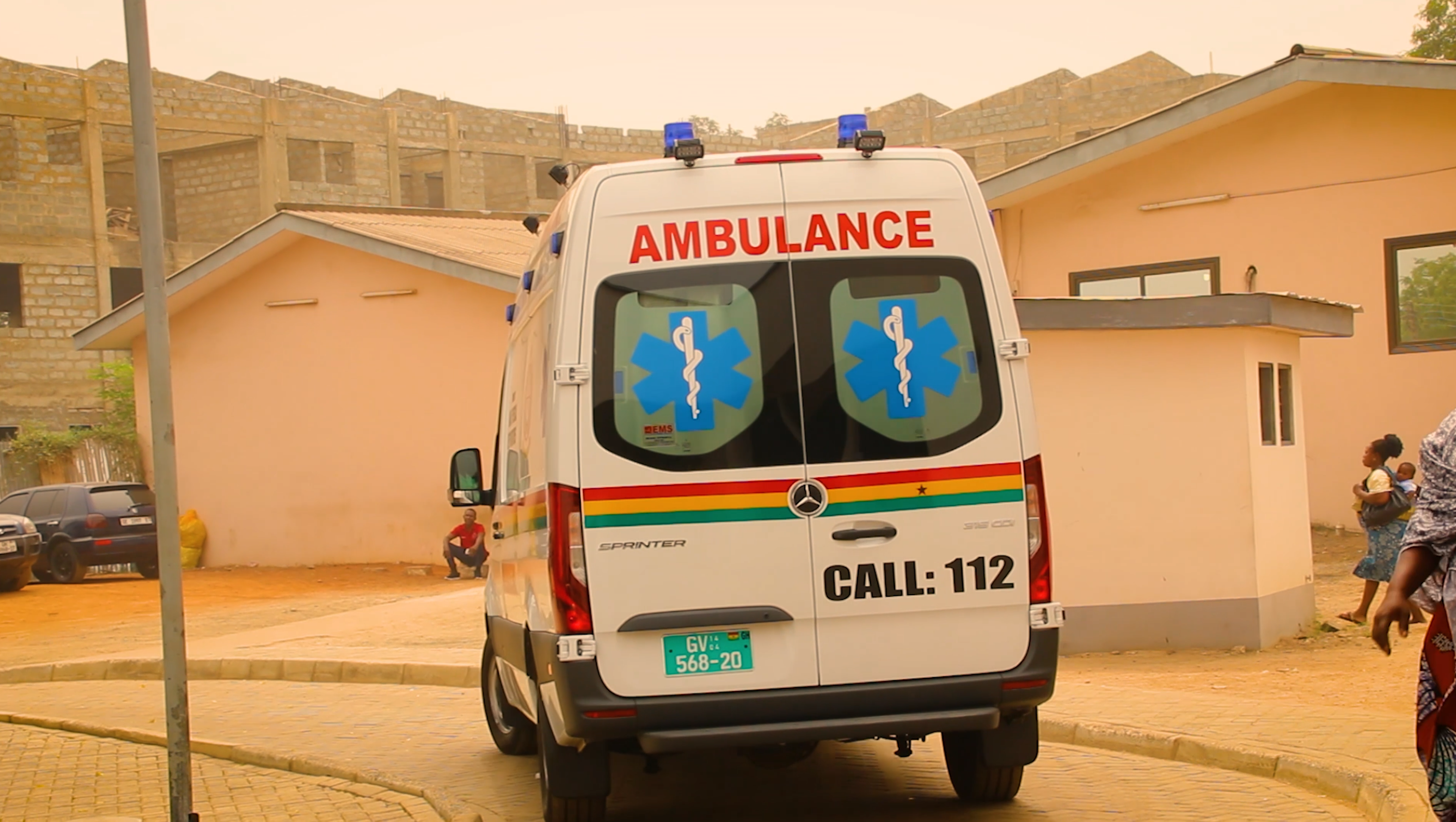 Ambulance in Tema municipality, Ghana