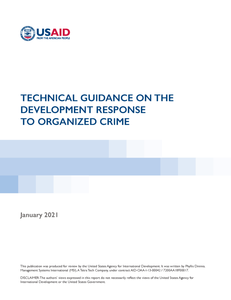 Screenshot of technical guidance