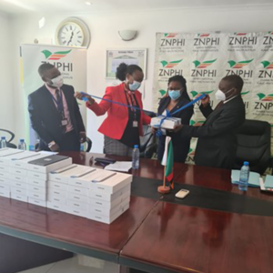 Handover ceremony of 900 electronic tablets to ZNPHI